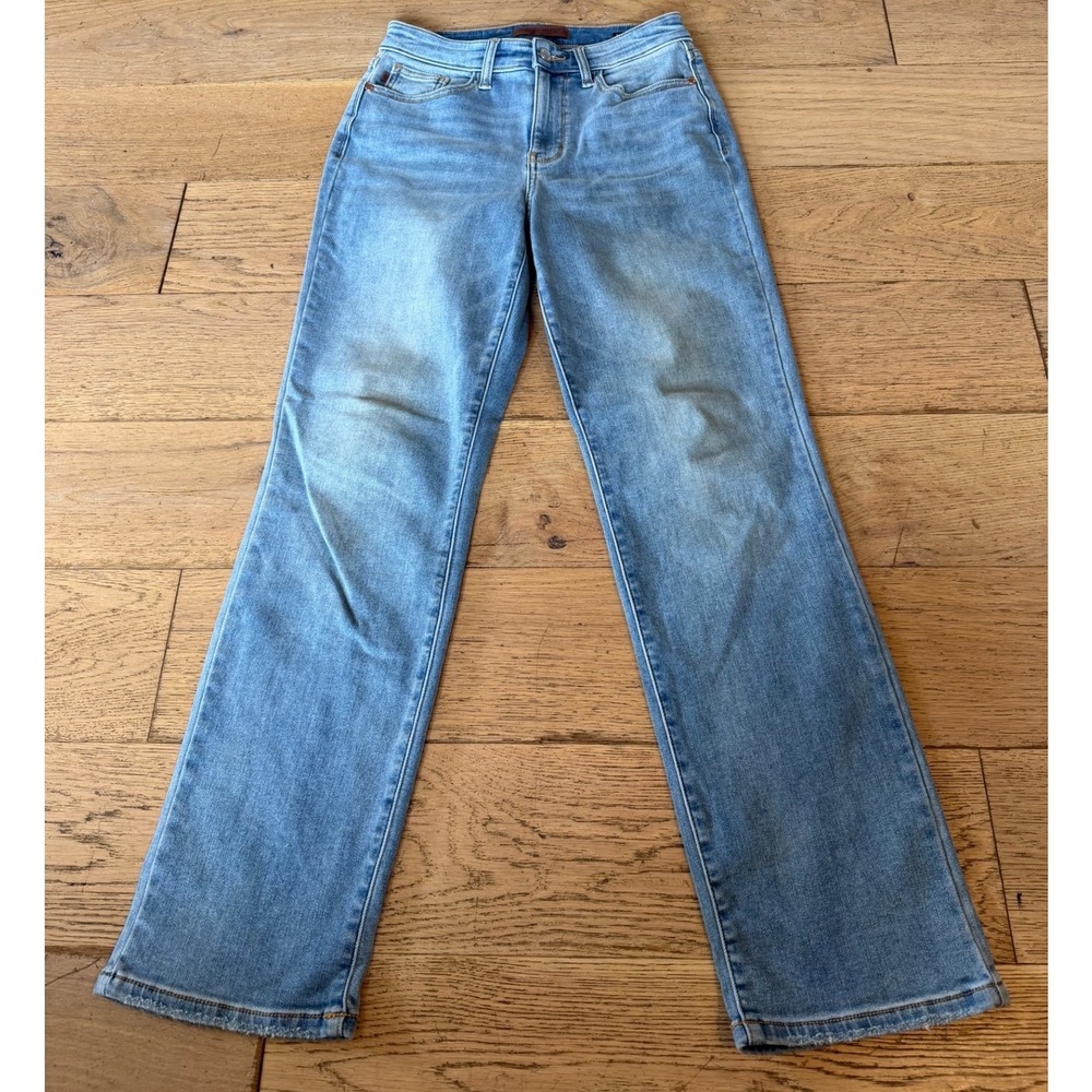 Judy Blue Straight Fit Jeans 5/27 Blue Excellent High‎ Rise Stretch (1844)